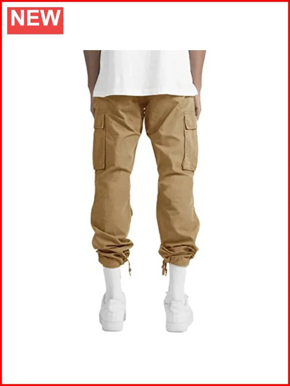 Cargo Pants Casual Joggers Hiking Pants Loose Straight Athletic Workout